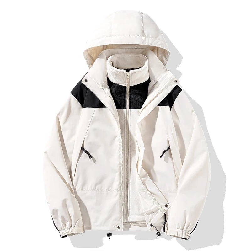 New 3-in-one Waterproof Breathable Jackets for Men/Women