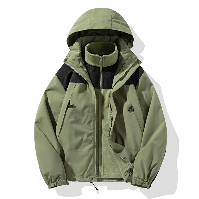 New 3-in-one Waterproof Breathable Jackets for Men/Women