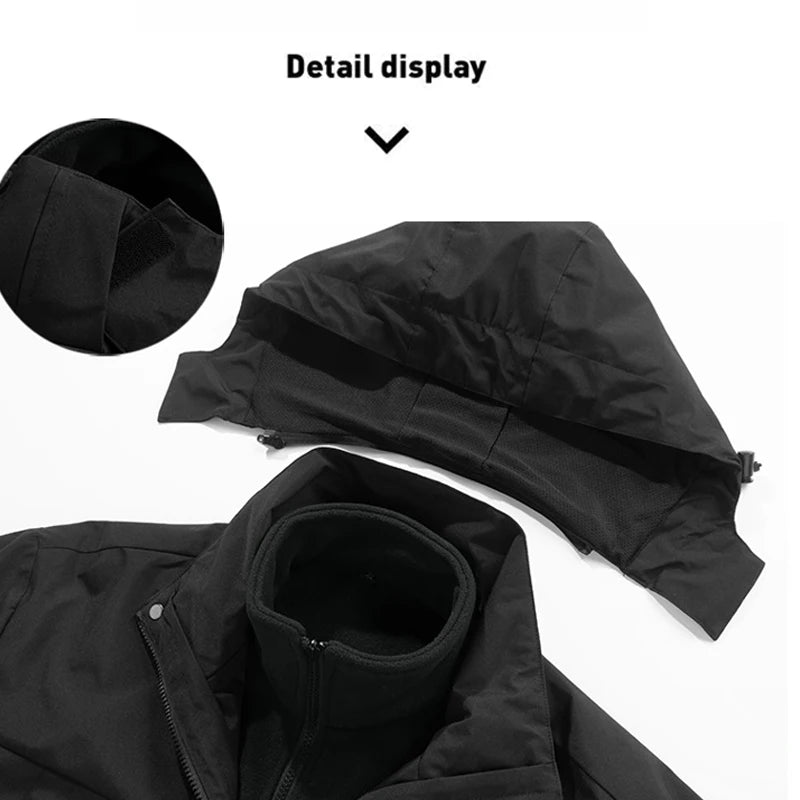 New 3-in-one Waterproof Breathable Jackets for Men/Women