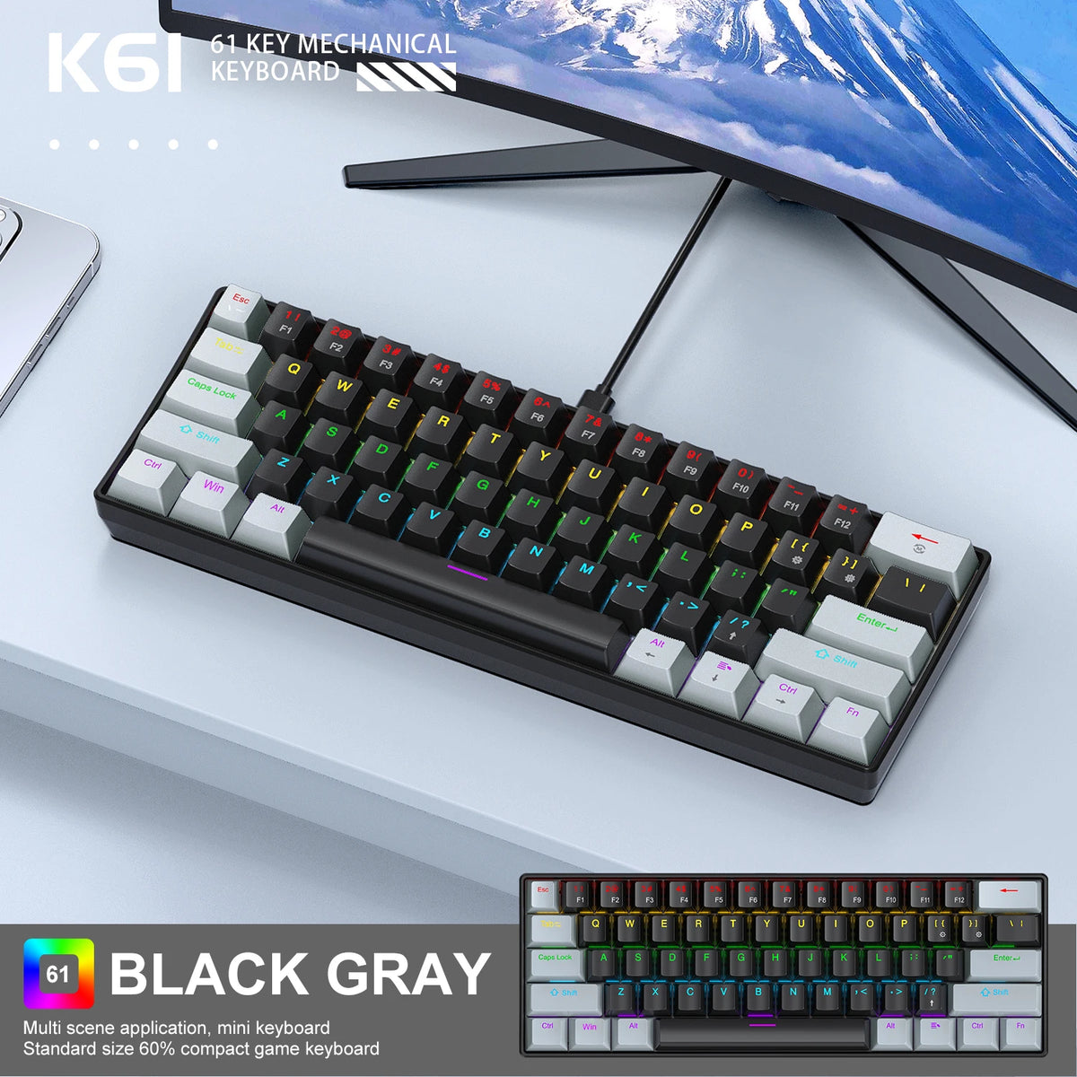 Mini Keyboard with Backlight