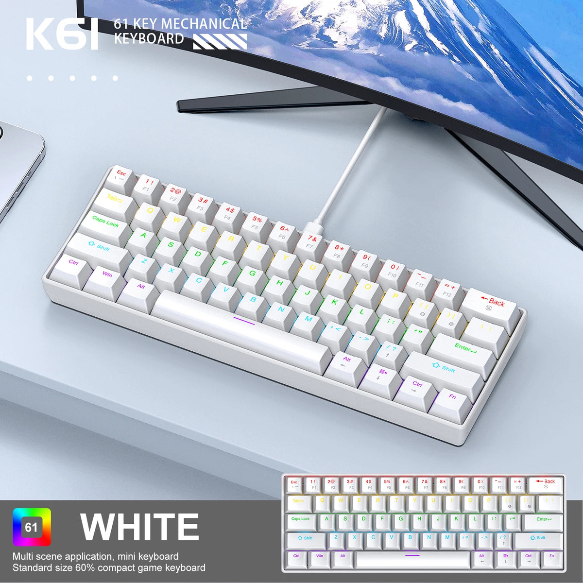 Mini Keyboard with Backlight