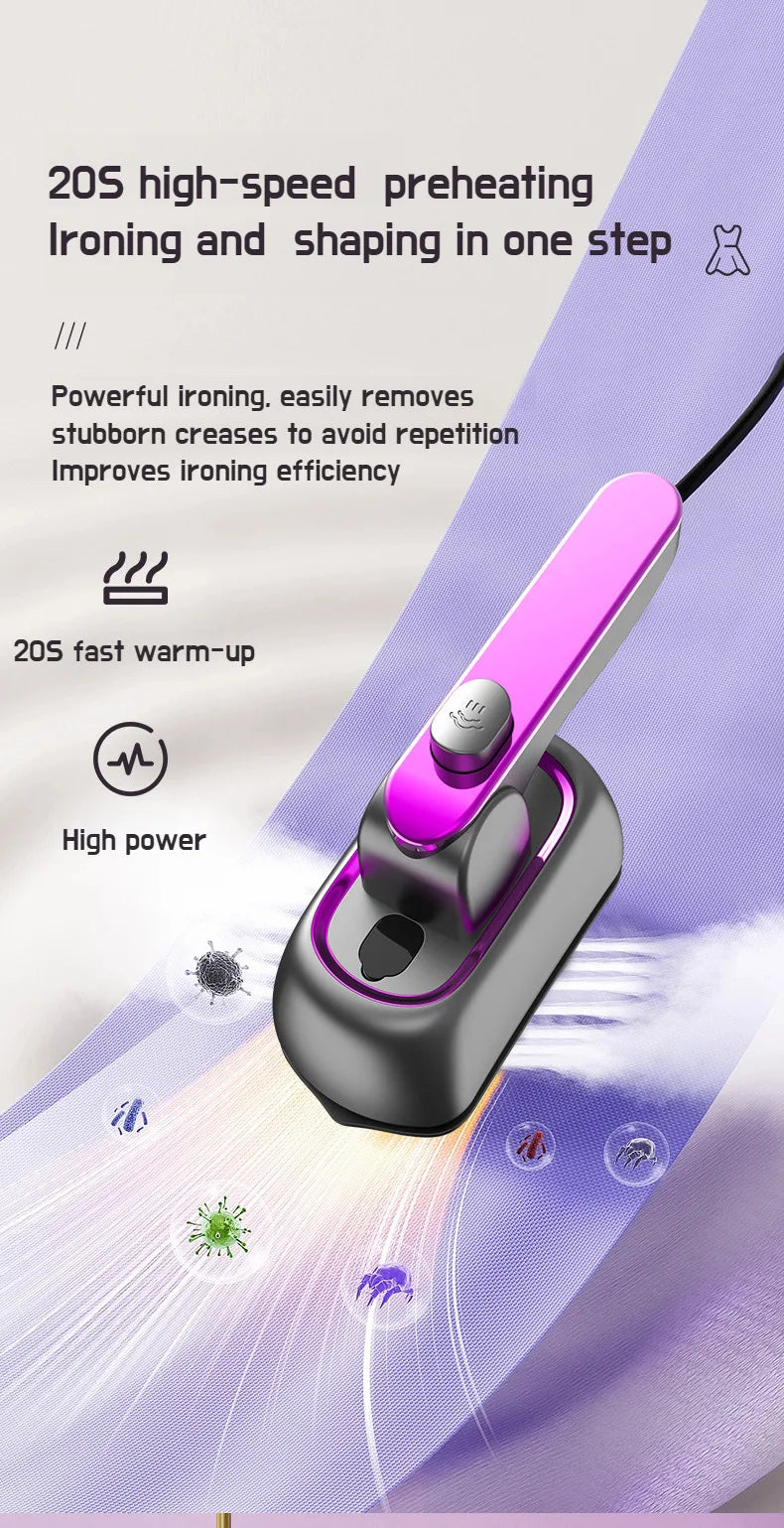 Portable Mini Steam Iron for Clothes