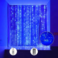 LED Christmas Curtain String Lights with Remote