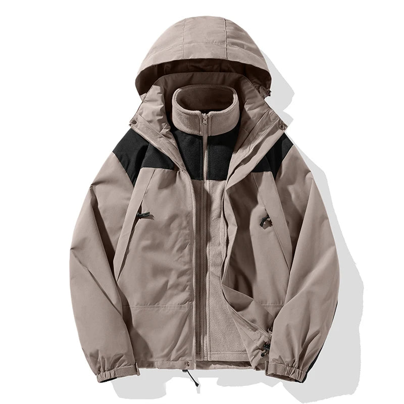 New 3-in-one Waterproof Breathable Jackets for Men/Women