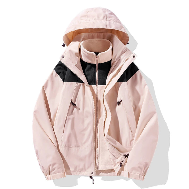 New 3-in-one Waterproof Breathable Jackets for Men/Women