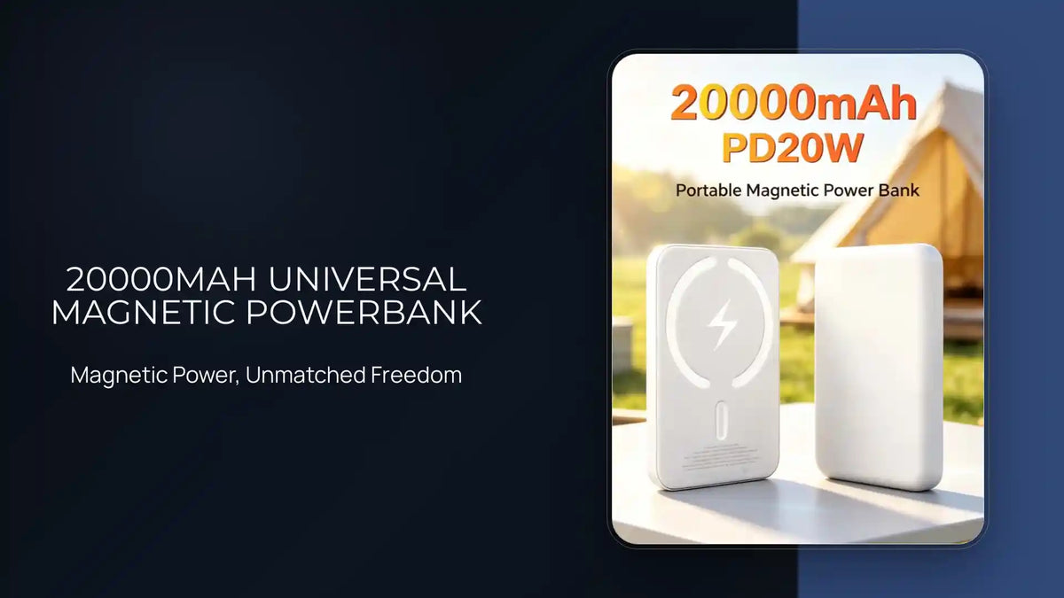 20000mAh Universal Magnetic Powerbank by@Outfy