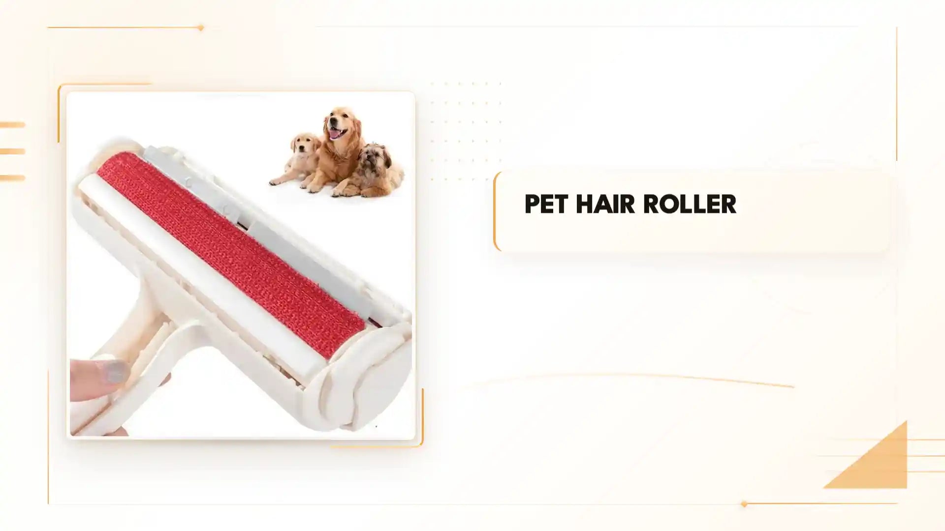 Pet Hair Roller by@Outfy